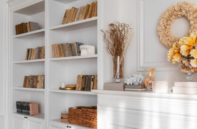 The art of styling shelves and bookcases